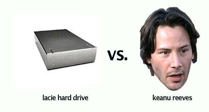 Lacie vs. Keanu